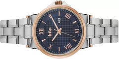 Lee Cooper Quartz Blue Round Dial Men's Watch - LC06622.590
