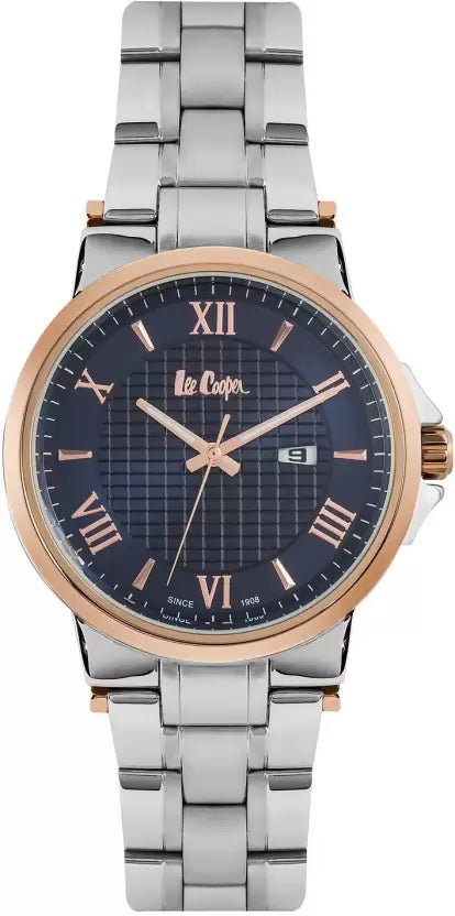 Lee Cooper Quartz Blue Round Dial Men's Watch - LC06622.590