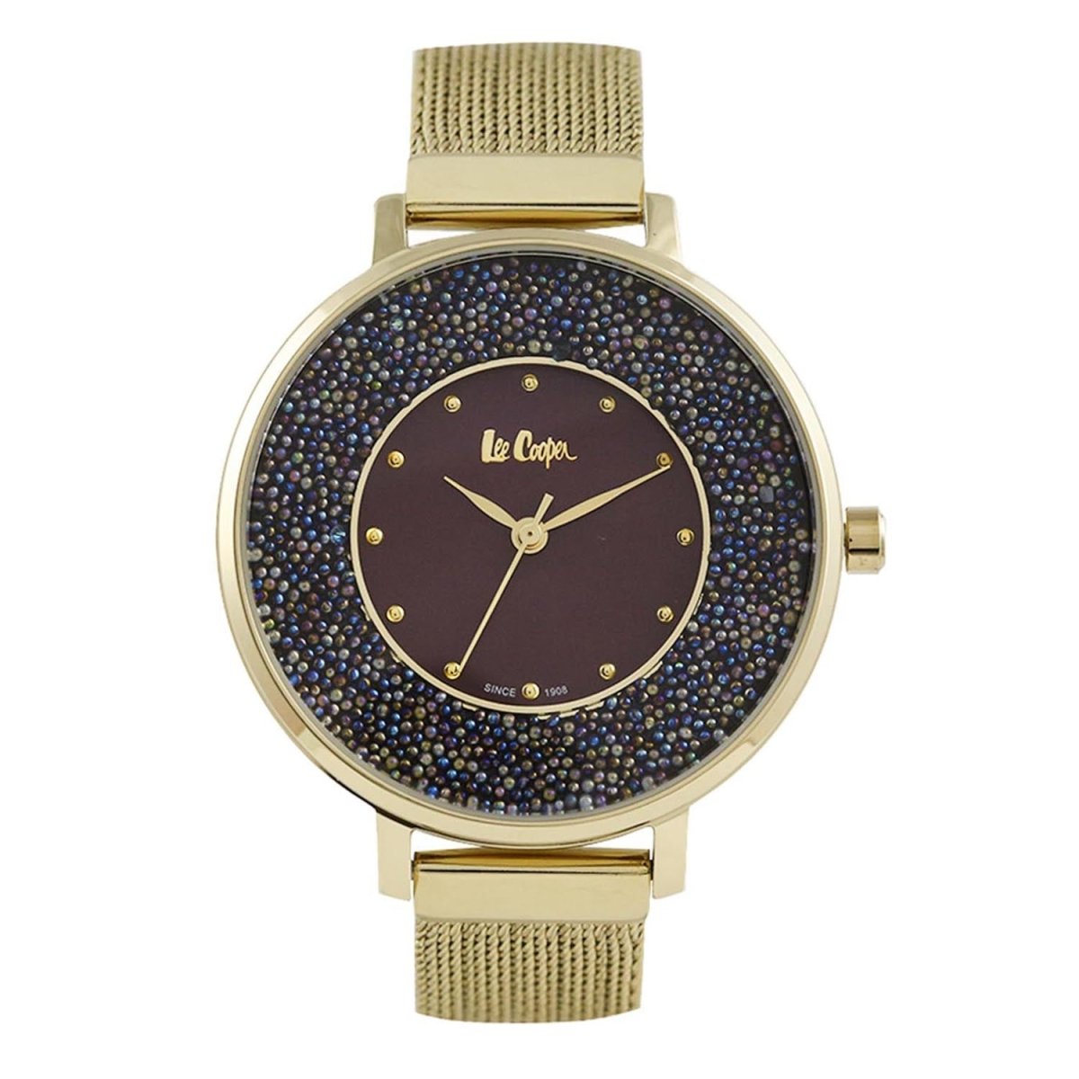 Lee Cooper Quartz Purple Round Dial Women's Watch - LC06623.180
