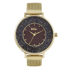 Lee Cooper Quartz Purple Round Dial Women's Watch - LC06623.180