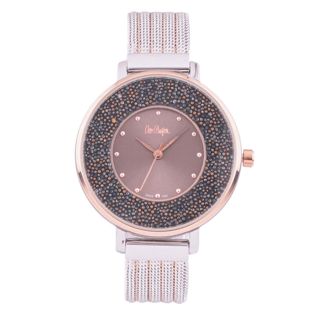 Lee Cooper Quartz Brown Round Dial Women's Watch - LC06623.540
