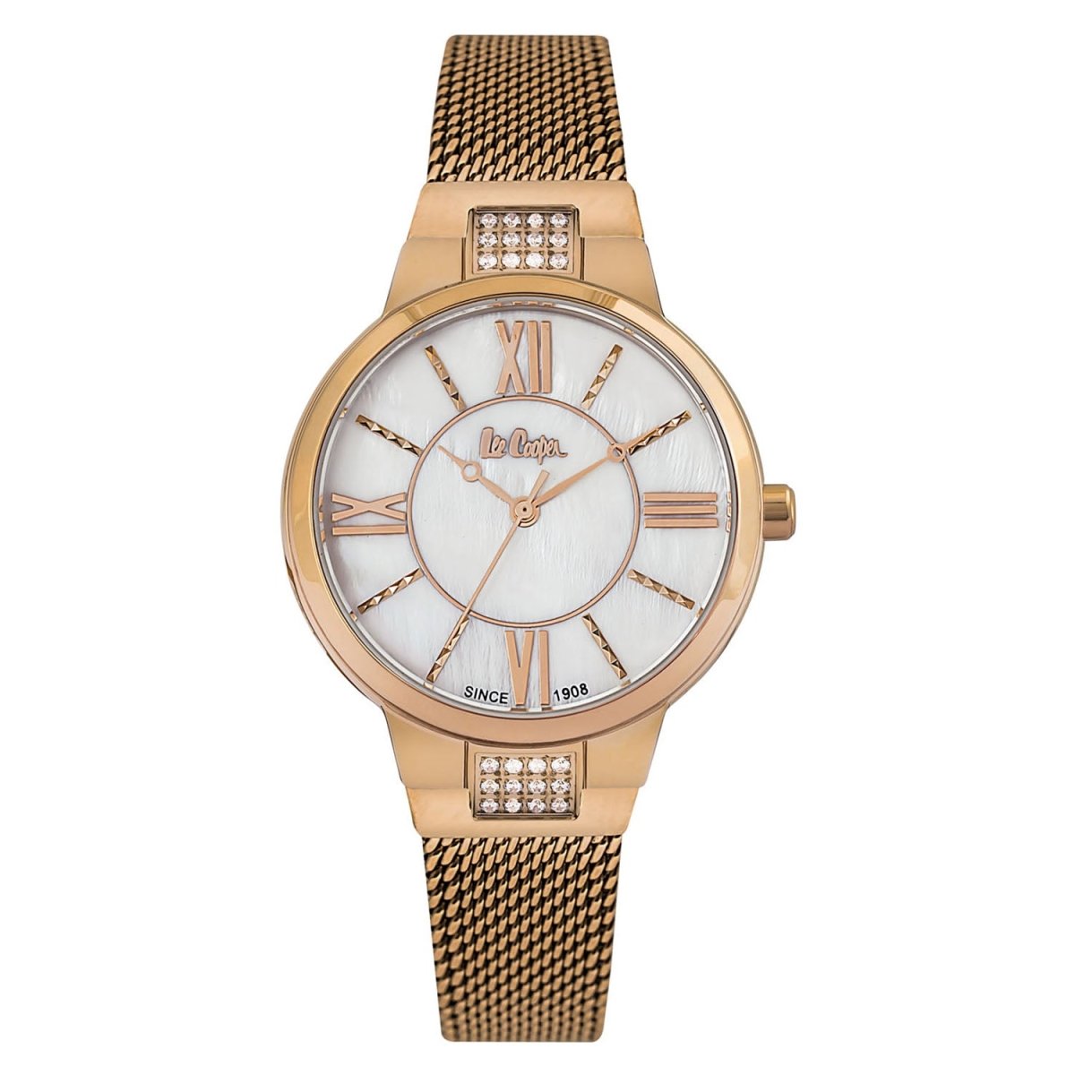 Lee Cooper Analouge Off White MOP Round Dial Women's Watch - LC06646.420