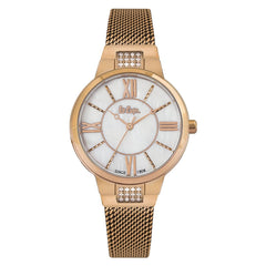Lee Cooper Analouge Off White MOP Round Dial Women's Watch -  LC06646.420