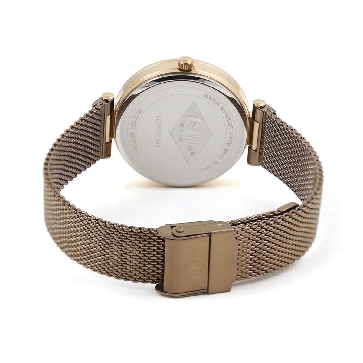 Lee Cooper Quartz Brown Mop Round Dial Women's Watch - LC06662.440