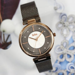 Lee Cooper Quartz Grey Round Dial Women's Watch - LC06662.460