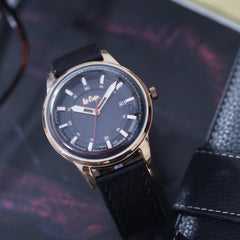 Lee Cooper Quartz Grey Round Dial Men's Watch - LC06677.451