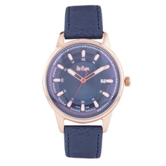 Lee Cooper Quartz Blue Round Dial Men's Watch - LC06677.499