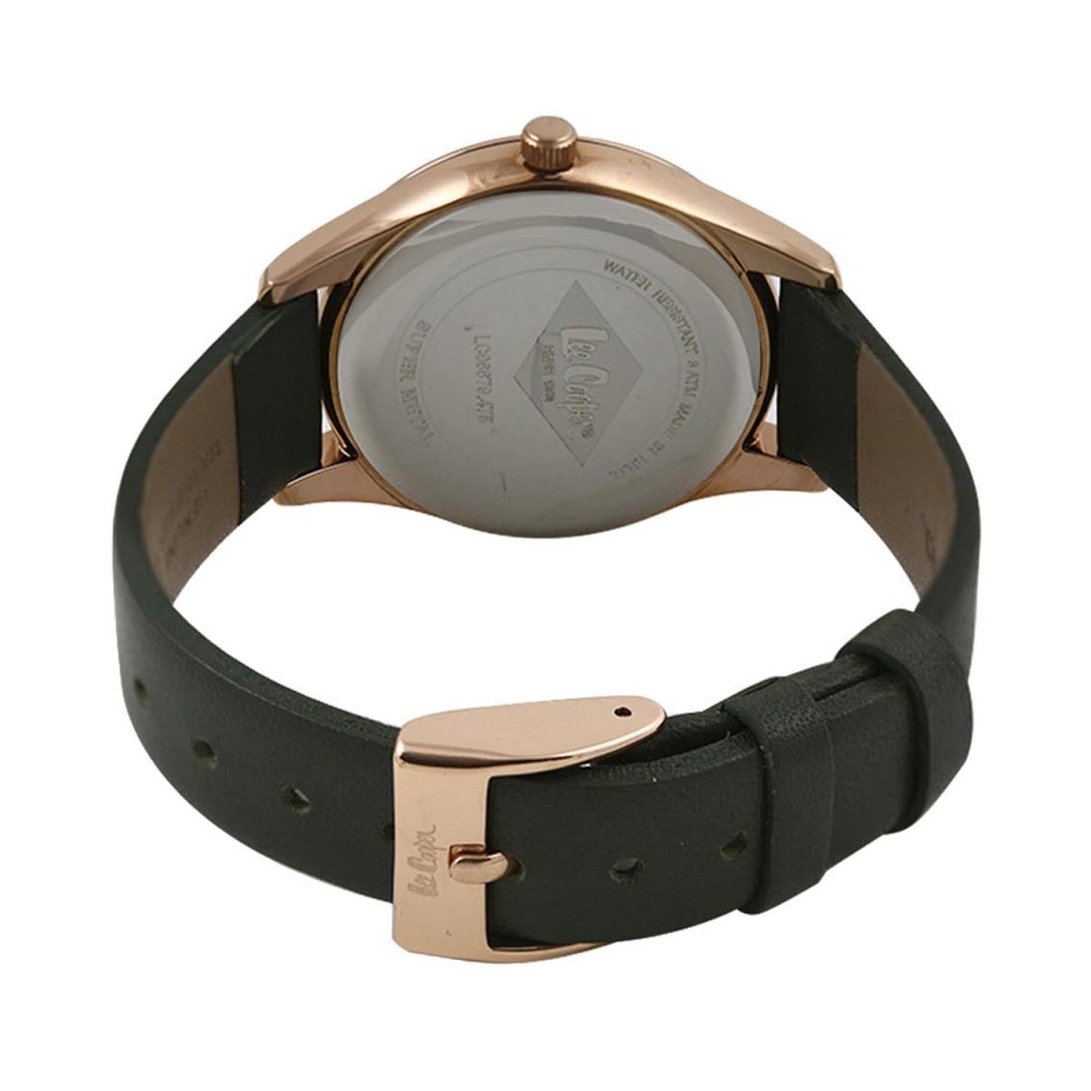 Lee Cooper Quartz Green Round Dial Women's Watch - LC06679.475