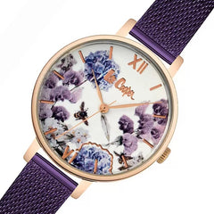 Lee Cooper Quartz Silver Round Dial Women's Watch ( Additional Strap) - LC06787.438