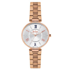 Lee Cooper Crystal Silver Round Dial Women's Watch -  LC06824.430