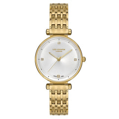 Lee Cooper Quartz Silver Round Crystal Dial Women's Watch - LC06869.130-NL