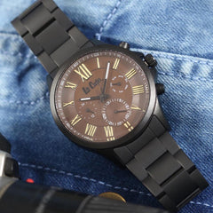 Lee Cooper Multifunction Brown Round Dial Men's Watch - LC06890.640