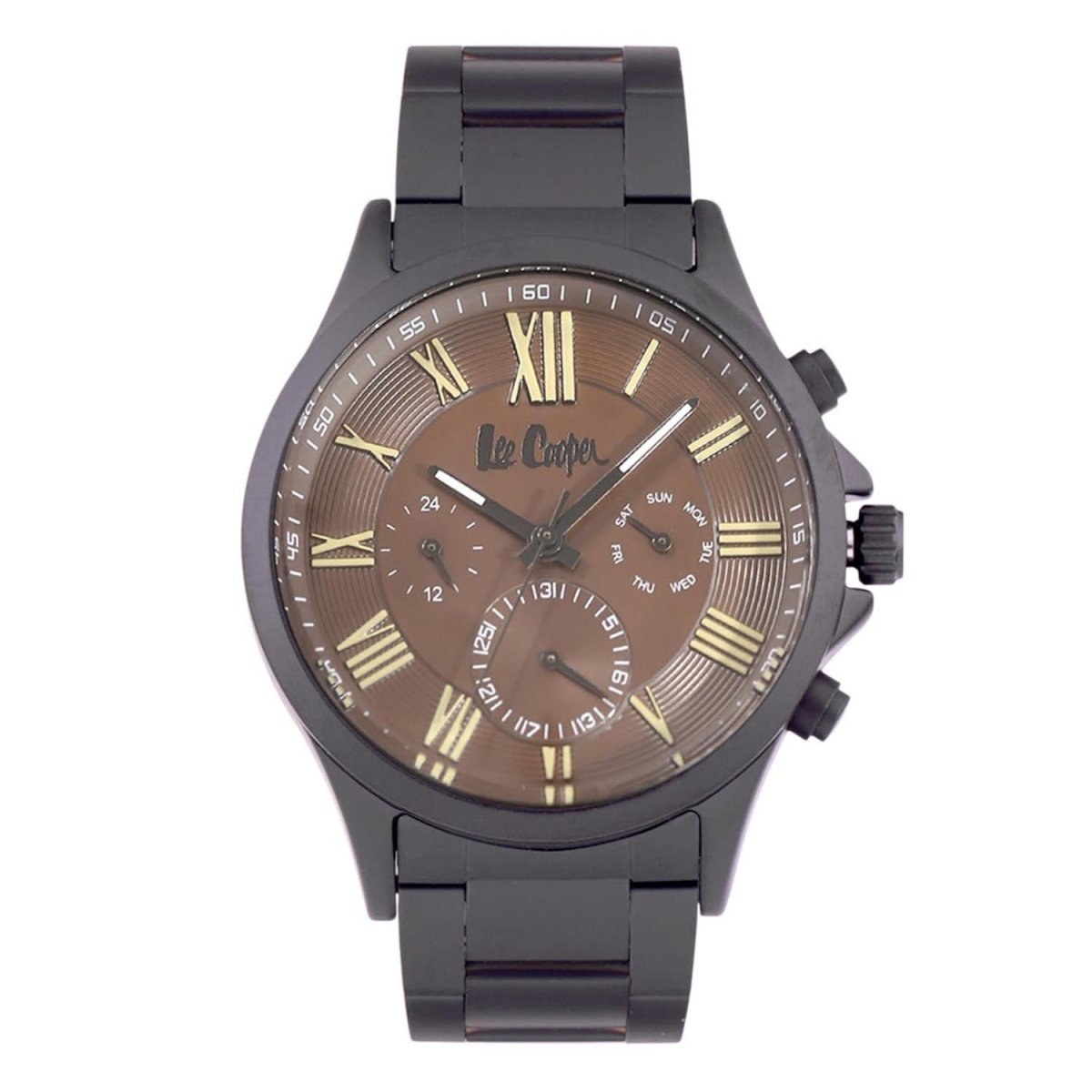 Lee Cooper Multifunction Brown Round Dial Men's Watch - LC06890.640