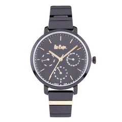 Lee Cooper Multifunction Black Round Dial Women's Watch - LC06894.650