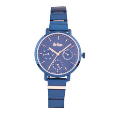Lee Cooper Multifunction Blue Round Dial Women's Watch - LC06894.990