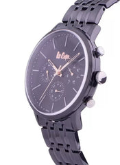 Lee Cooper Multifunction Black Round Dial Men's Watch - LC06897.660