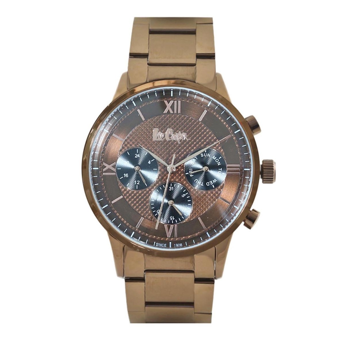 Lee Cooper Multifunction Brown Round Dial Men's Watch - LC06922.740