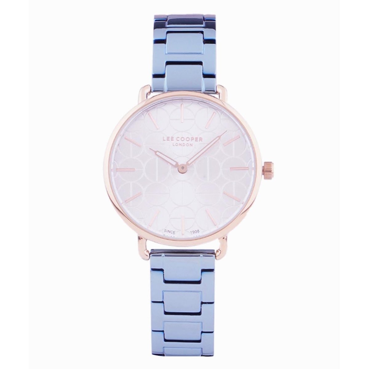 Lee Cooper Quartz Silver Round Dial Women's Watch - LC07043.430
