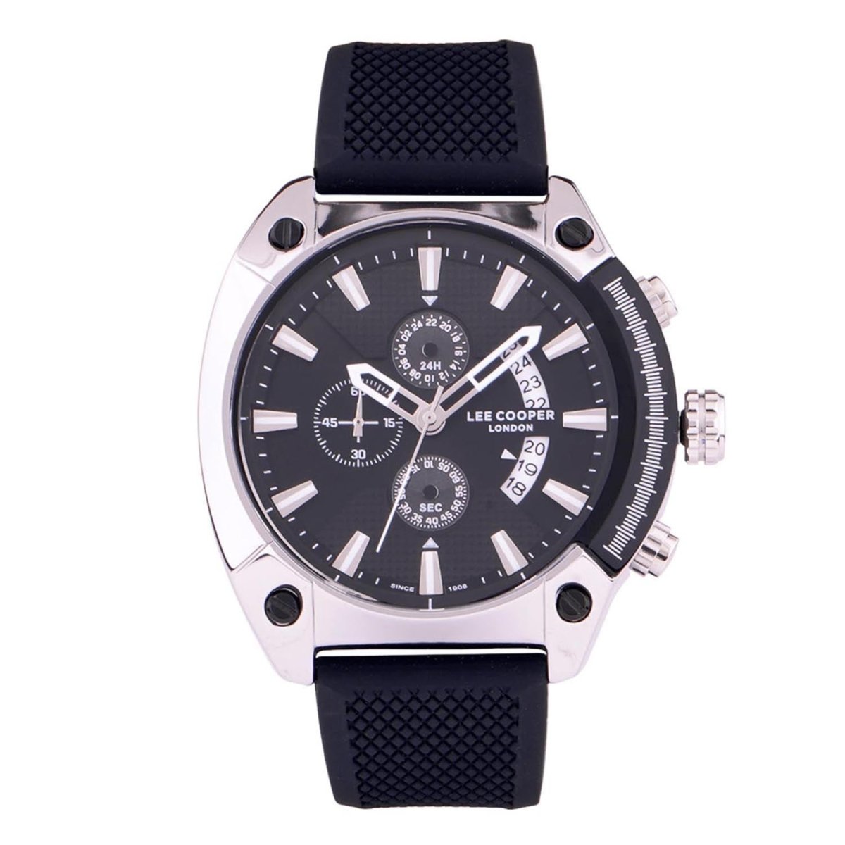 Lee Cooper Chronograph Black Round Dial Men's Watch - LC07063.351