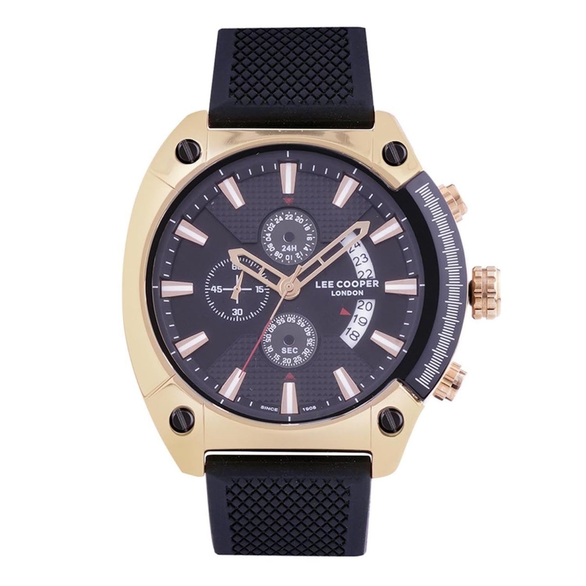 Lee Cooper Chronograph Black Round Dial Men's Watch - LC07063.451