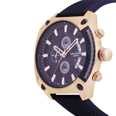 Lee Cooper Chronograph Black Round Dial Men's Watch - LC07063.451