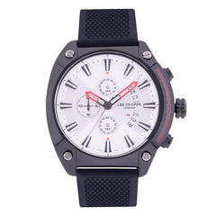 Lee Cooper Chronograph Silver Round Dial Men's Watch - LC07063.631