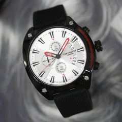 Lee Cooper Chronograph Silver Round Dial Men's Watch - LC07063.631