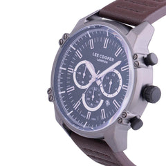 Lee Cooper Multifunction Black Round Dial Men's Watch - LC07070.052