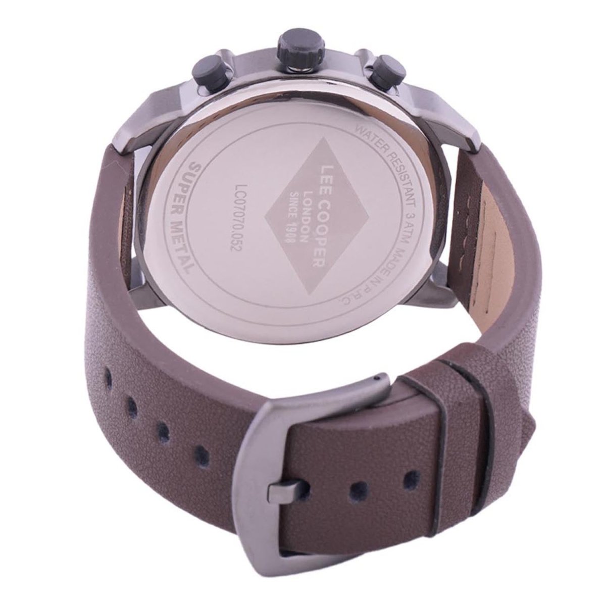 Lee Cooper Multifunction Black Round Dial Men's Watch - LC07070.052