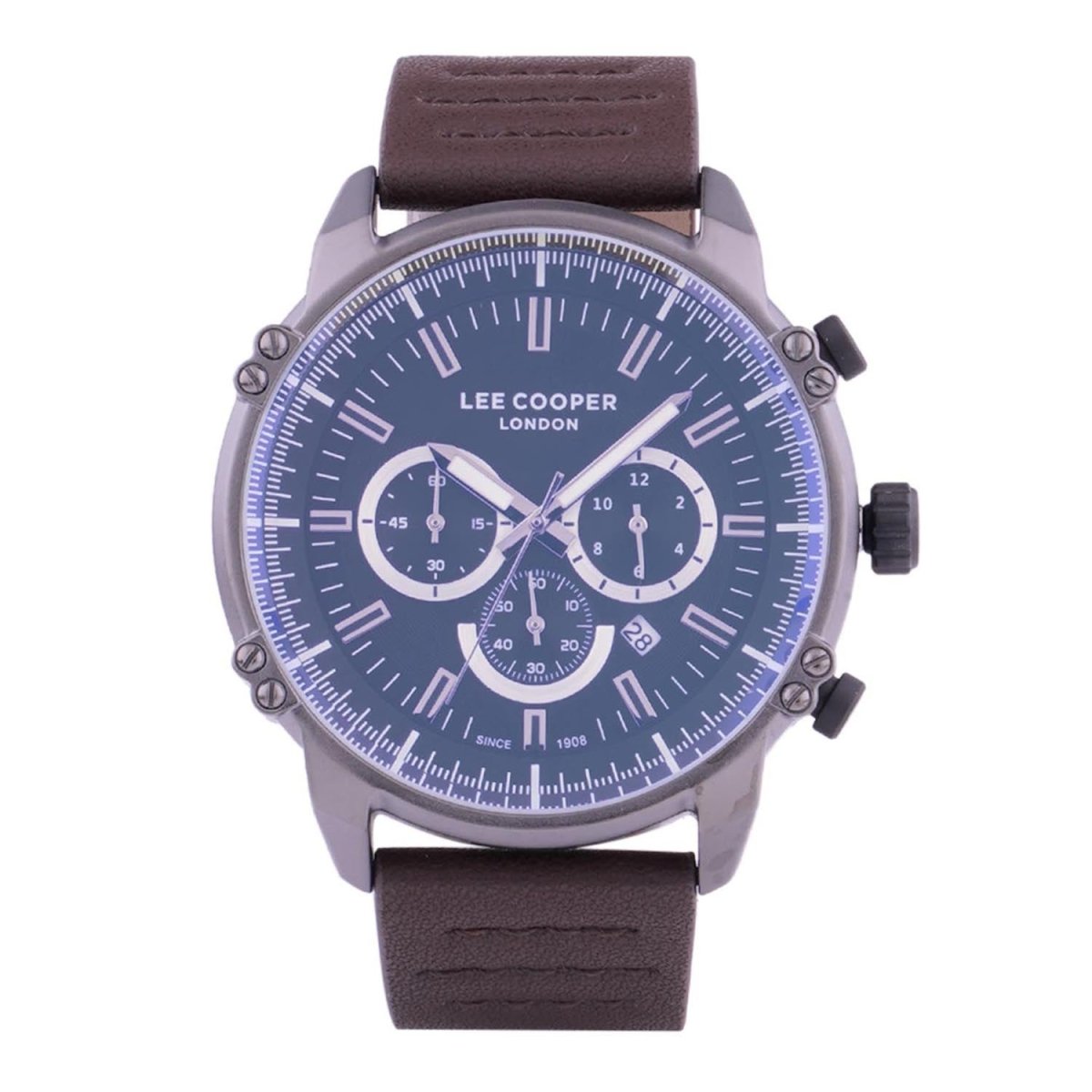 Lee Cooper Multifunction Black Round Dial Men's Watch - LC07070.052