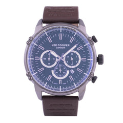 Lee Cooper Multifunction Black Round Dial Men's Watch - LC07070.052