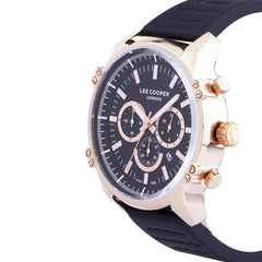 Lee Cooper Multifunction Black Round Dial Men's Watch - LC07070.451