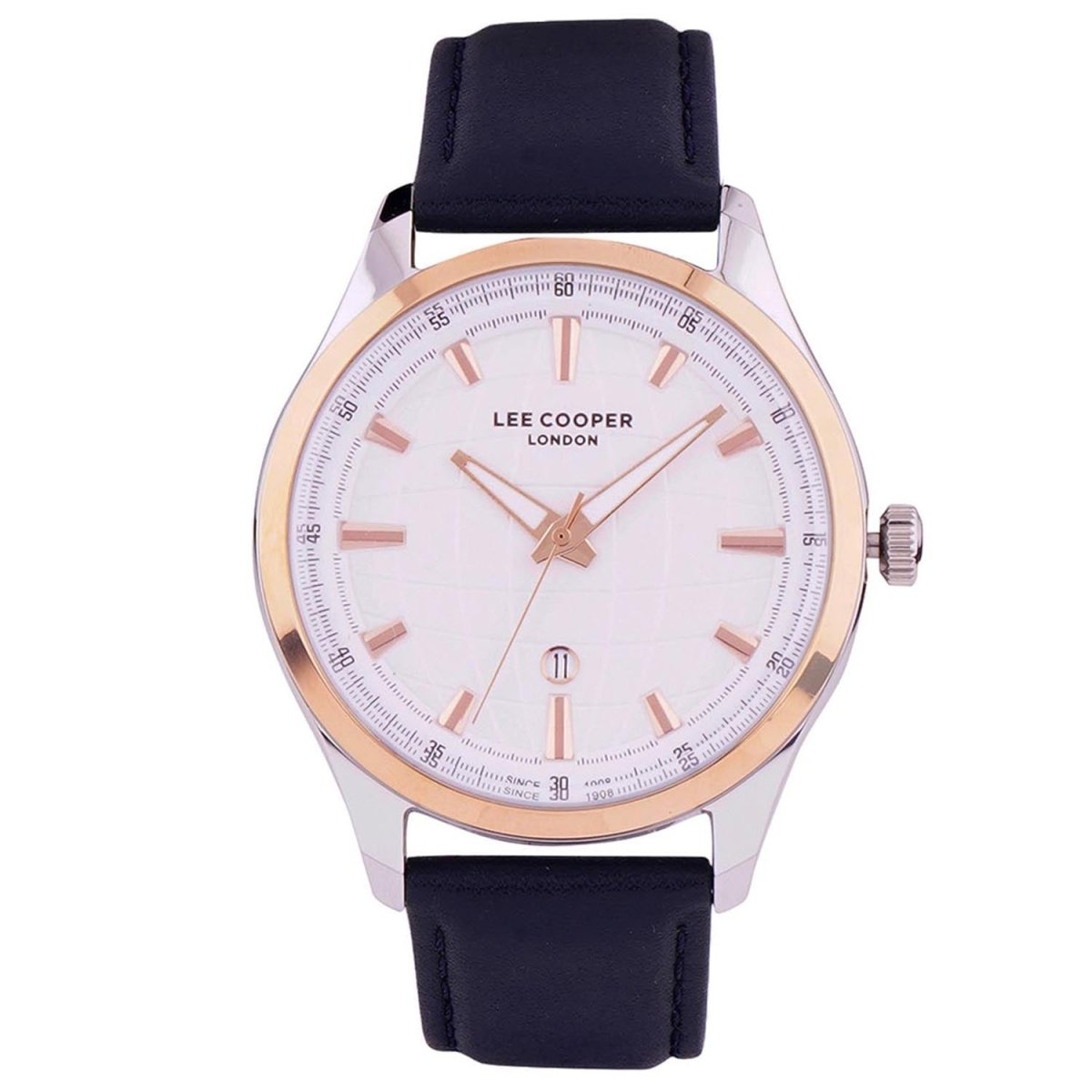 Lee Cooper Quartz Silver Round Dial Men's Watch - LC07074.539