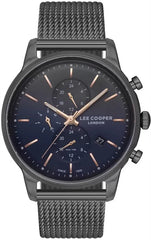 Lee Cooper Multifunction Blue Round Dial Men's Watch - LC07084.090