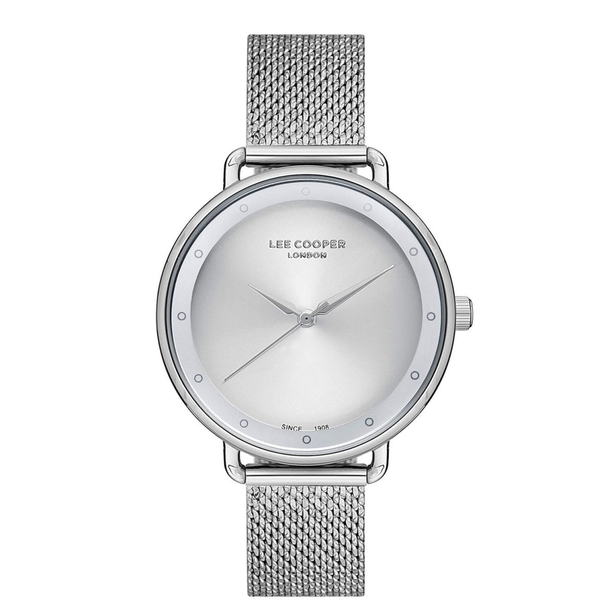 Lee Cooper Analouge Silver Round Dial Women's Watch - LC07123.330