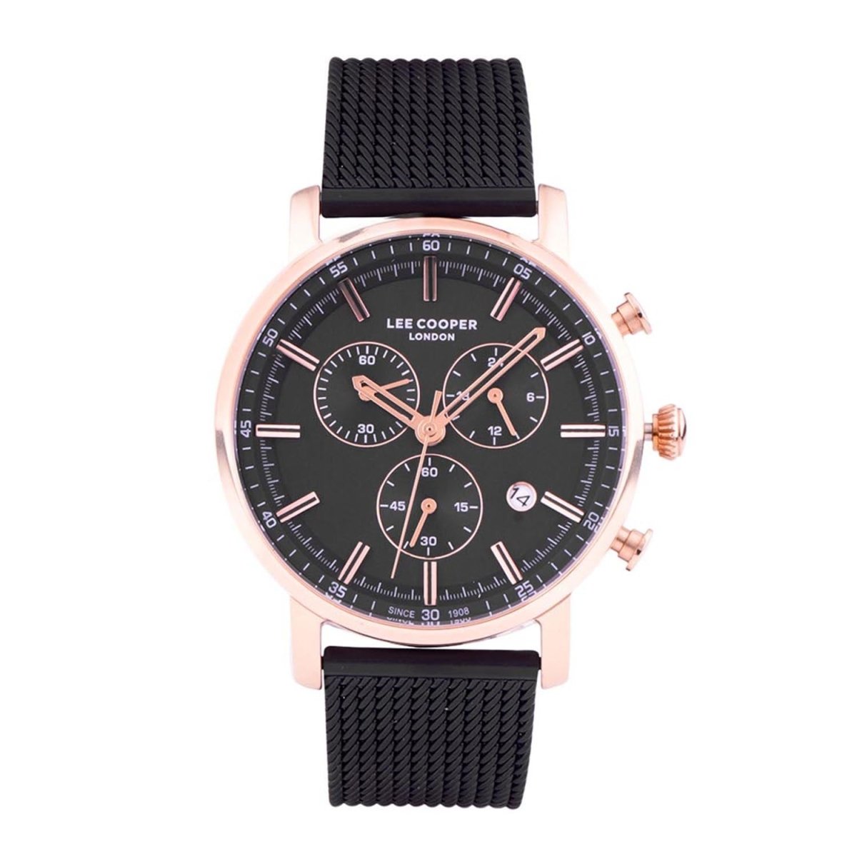 Lee Cooper Multifunction Black Round Dial Men's Watch - LC07182.450