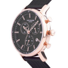 Lee Cooper Multifunction Black Round Dial Men's Watch - LC07182.450