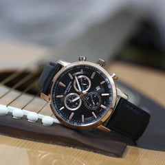 Lee Cooper Multifunction Black Round Dial Men's Watch - LC07195.451