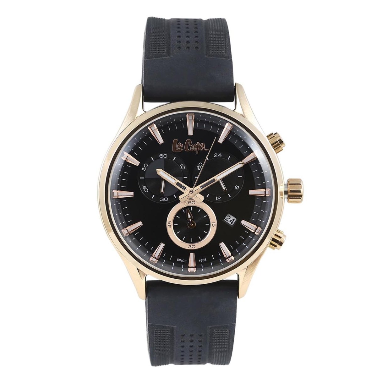 Lee Cooper Multifunction Black Round Dial Men's Watch - LC07206.451