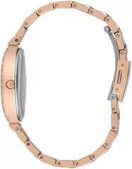 Lee Cooper Quartz Crystals White Mop Round Dial Women's Watch - LC07230.420