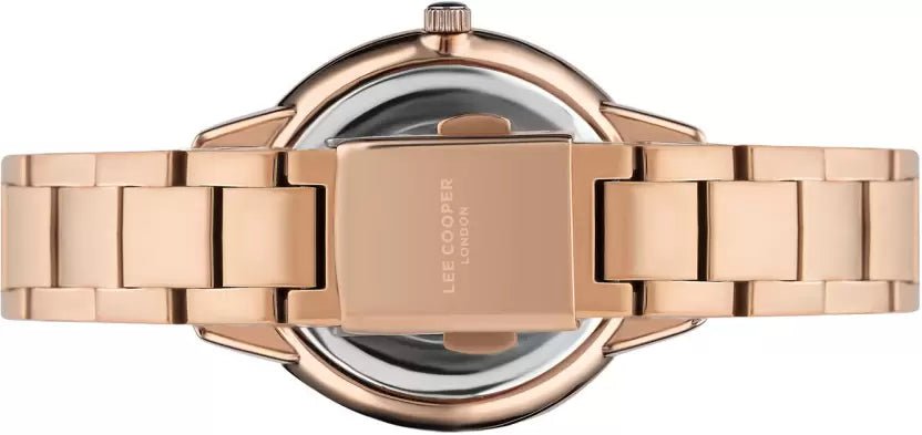 Lee Cooper Quartz White Mop Round Dial Women's Watch - LC07302.420