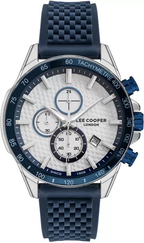Lee Cooper Multifunction Silver Round Dial Men's Watch - LC07341.390