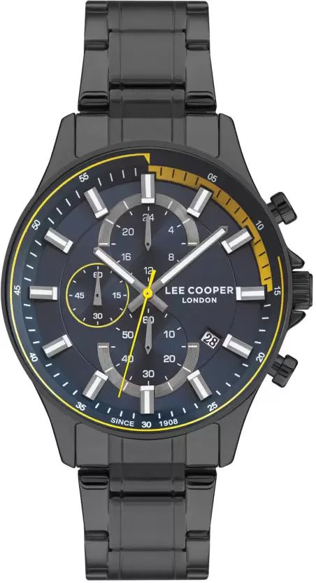Lee Cooper Multifunction Black Round Dial Men's Watch - LC07352.090