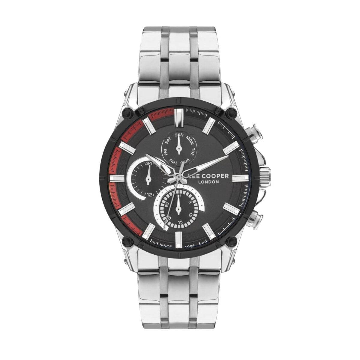 Lee Cooper Multifunction Black Round Dial Men's Watch - LC07352.350