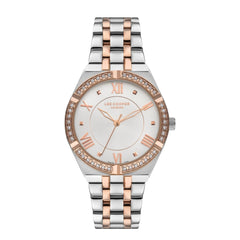 Lee Cooper Quartz Silver Round Crystal Dial Women's Watch - LC07382.530