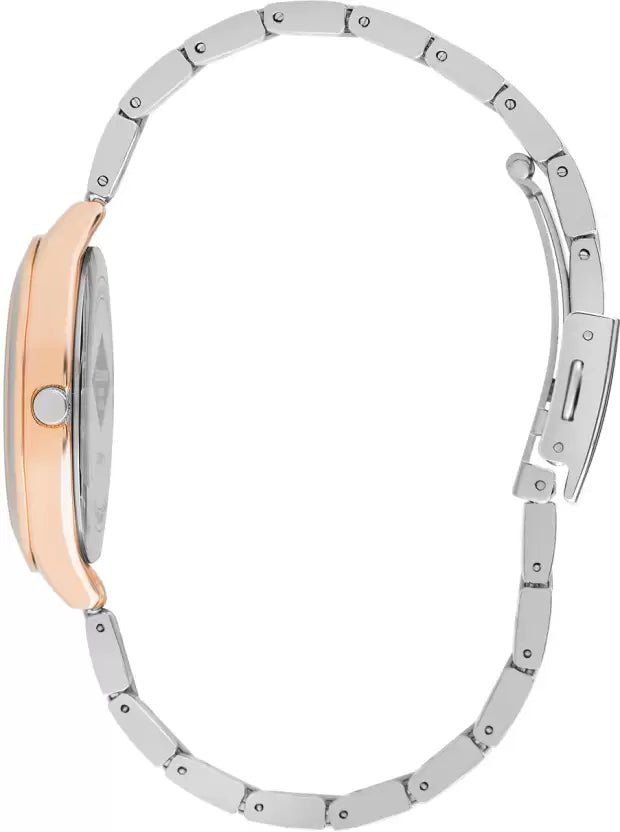 Lee Cooper Quartz Silver Round Dial Women's Watch - LC07389.530