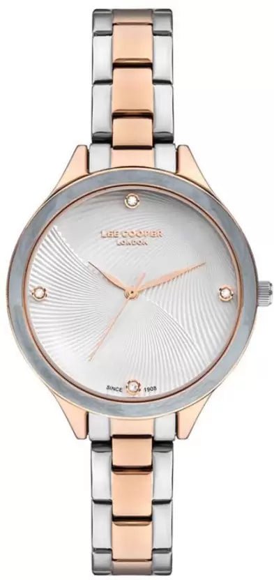 Lee Cooper Quartz Silver Round Dial Women's Watch - LC07389.530