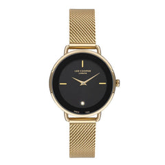 Lee Cooper Quartz Black Round Dial Women's Watch - LC07400.250