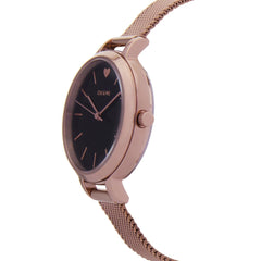 OUI & ME Petite Amourette Analogue Black Round Dial Women's Watch- ME010002