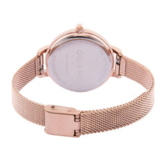 OUI & ME Petite Amourette Analogue Black Round Dial Women's Watch- ME010002